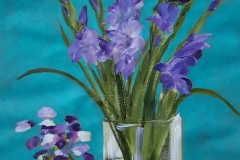 Purple Gladioli (16" x 22")