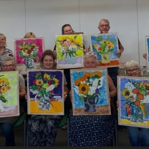 Contemporary Flower Painting Workshop - Saturday 22nd August 2026 at Bents Green Church, Sheffield