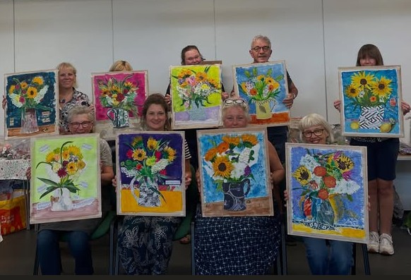 Contemporary Flower Painting Workshop - Saturday 22nd August 2026 at Bents Green Church, Sheffield