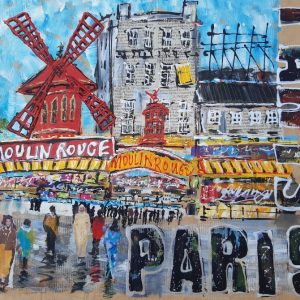 Moulin Rouge Mixed Media Workshop - Saturday 8th August 2026 at Bents Green Church, Sheffield